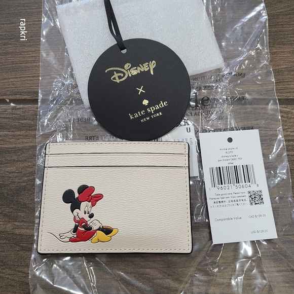 Kate Spade Card holder Minnie Mouse - Picture 2 of 7
